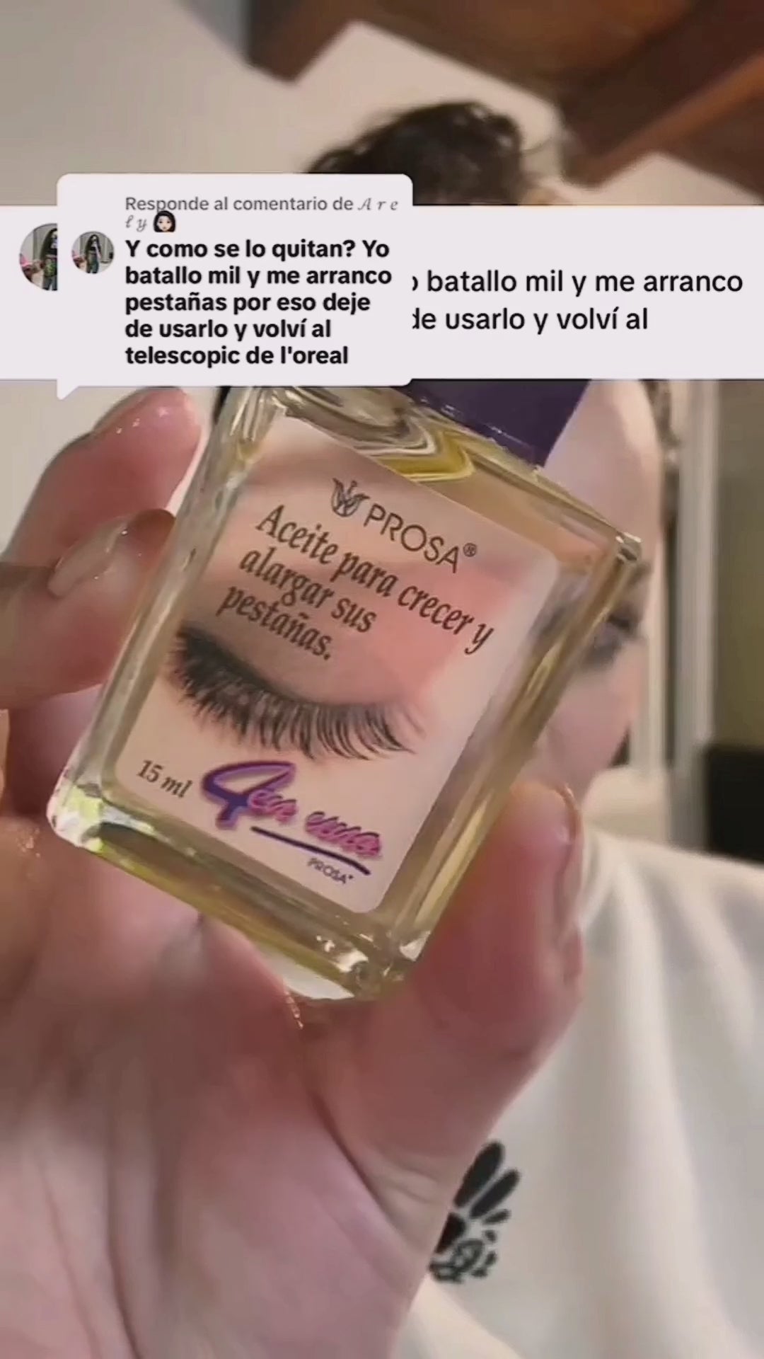 Aceite FORTALECEDOR y ALARGADOR DE PESTAÑAS